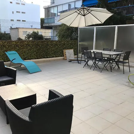 Les Pins-3p-bords De Mer-terrasse 5-7 Pers Juan-les-Pins